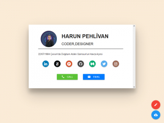  Material Business Card