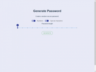  Vue Password Generator 